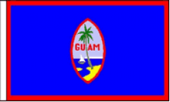 Guam Table Flags